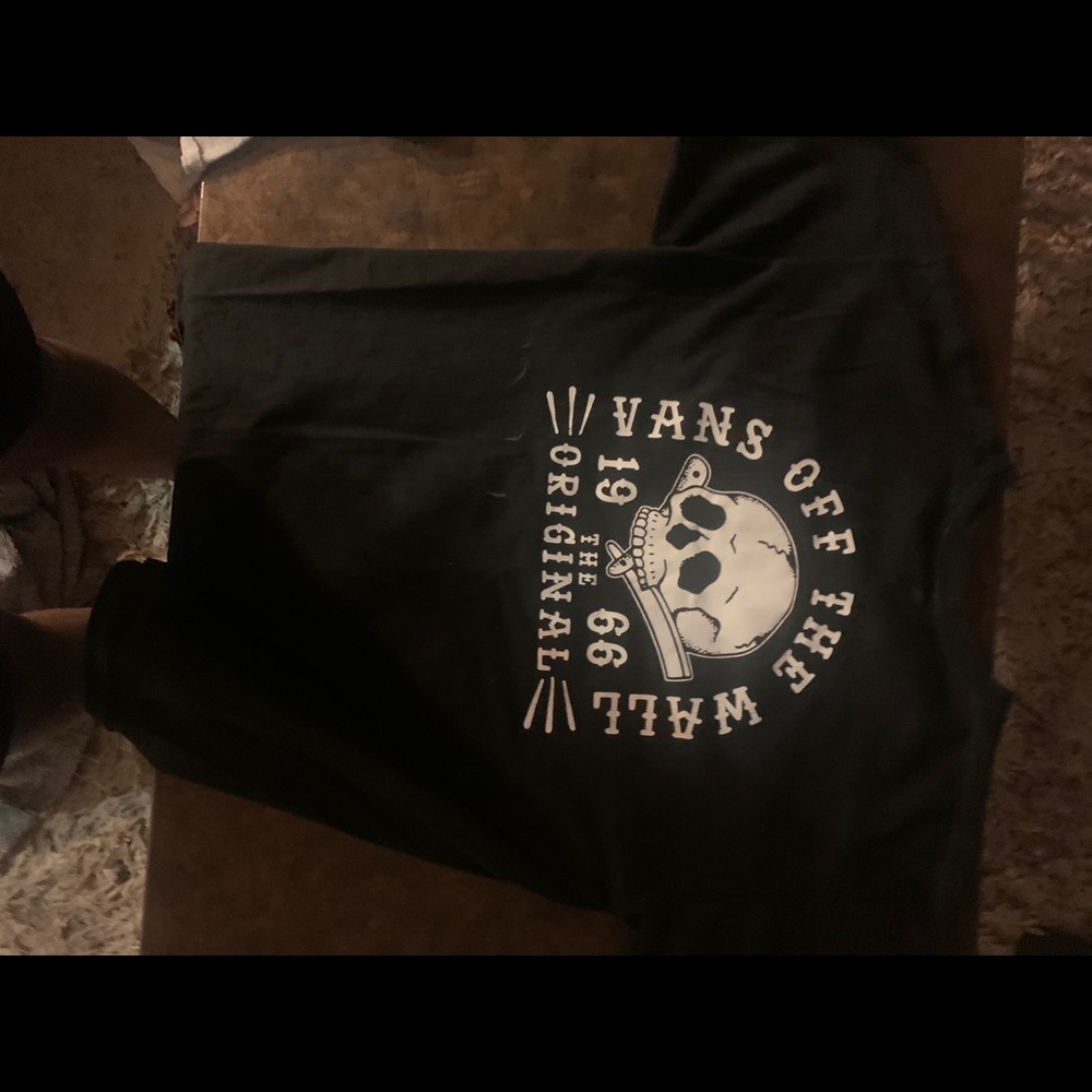 Black vans shirt never worn